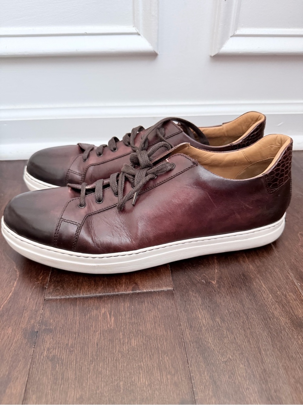 Hideoki bespoke Italy brown shoes 12